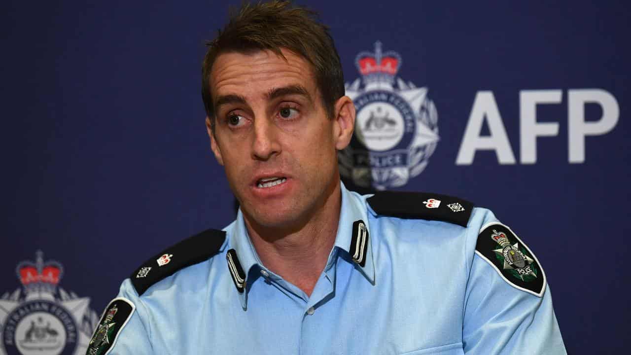 AFP Detective Superintendent Adrian Telfer