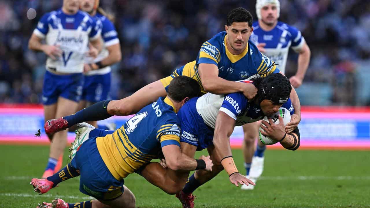 (L-R) Sean Russell, Dylan Brown and Stephen Crichton.