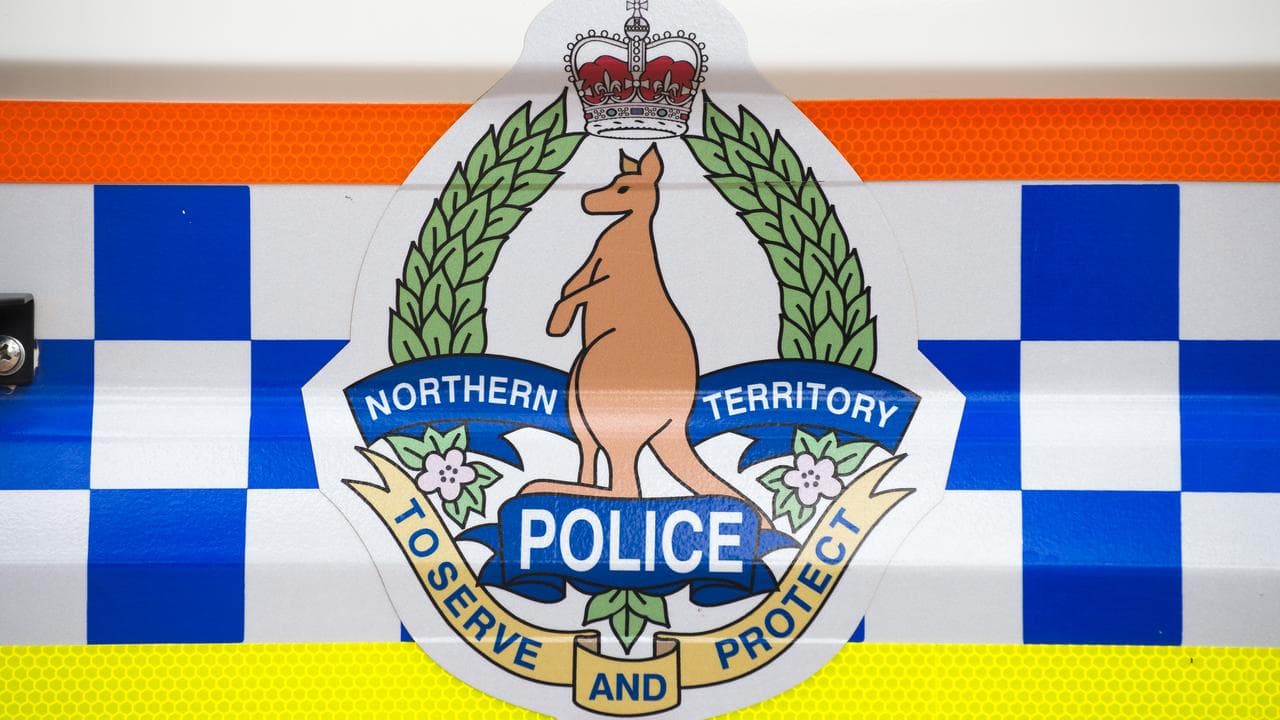 Signage on an NT Police vehicle (file image)