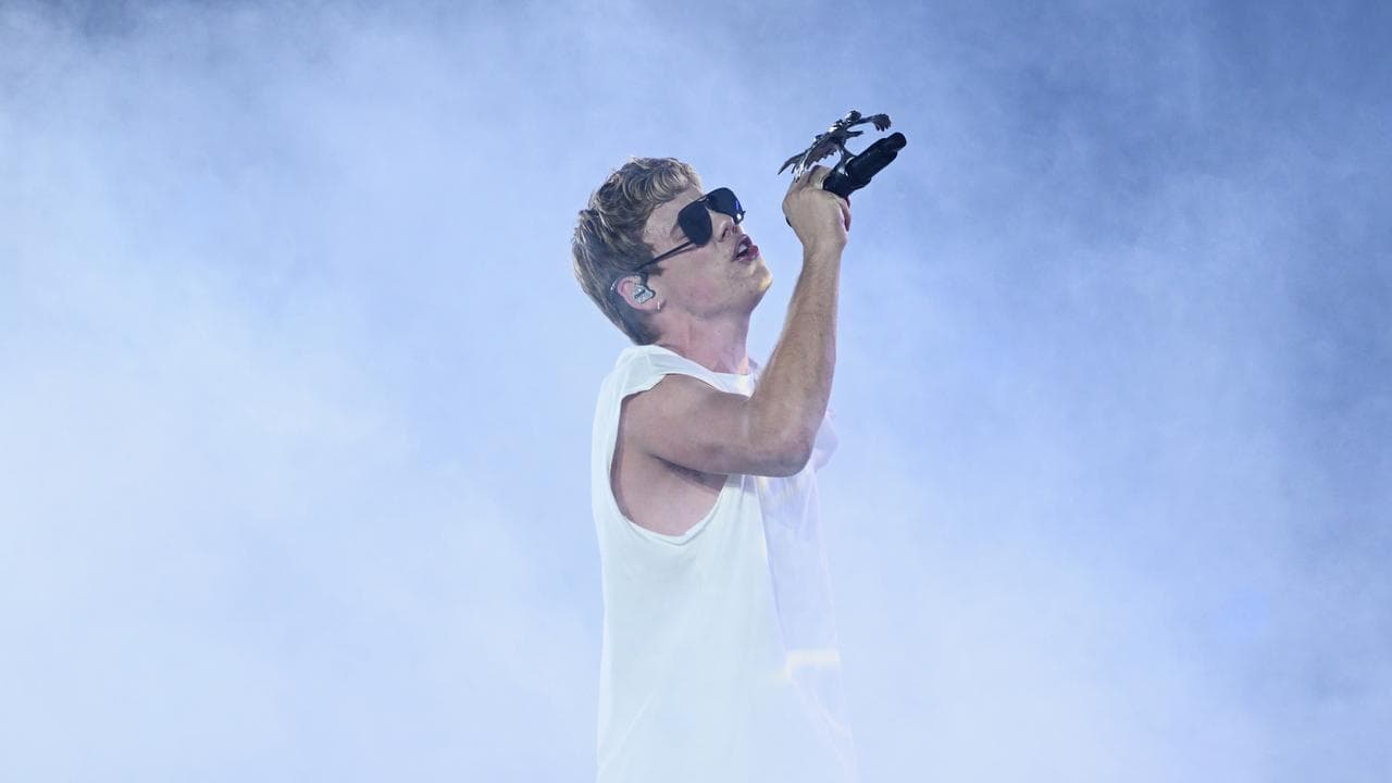 The Kid Laroi performs (file image)