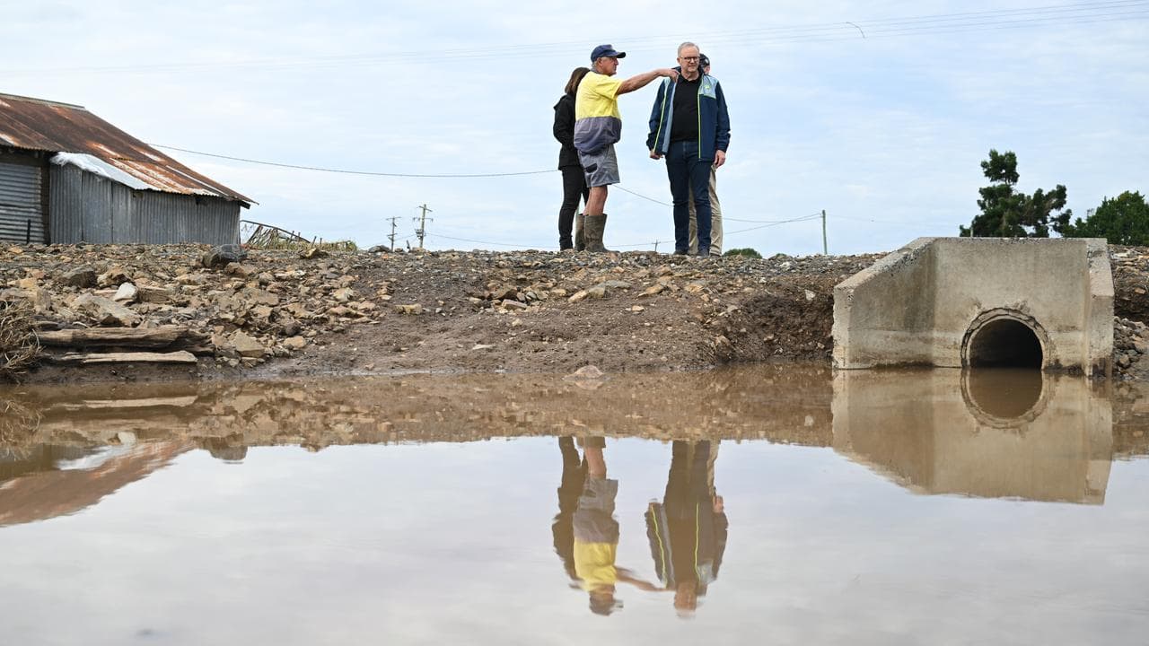 Anthony Albanese visits flood effected Taree