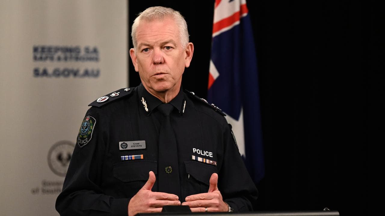 South Australia Police Commissioner Grant Stevens