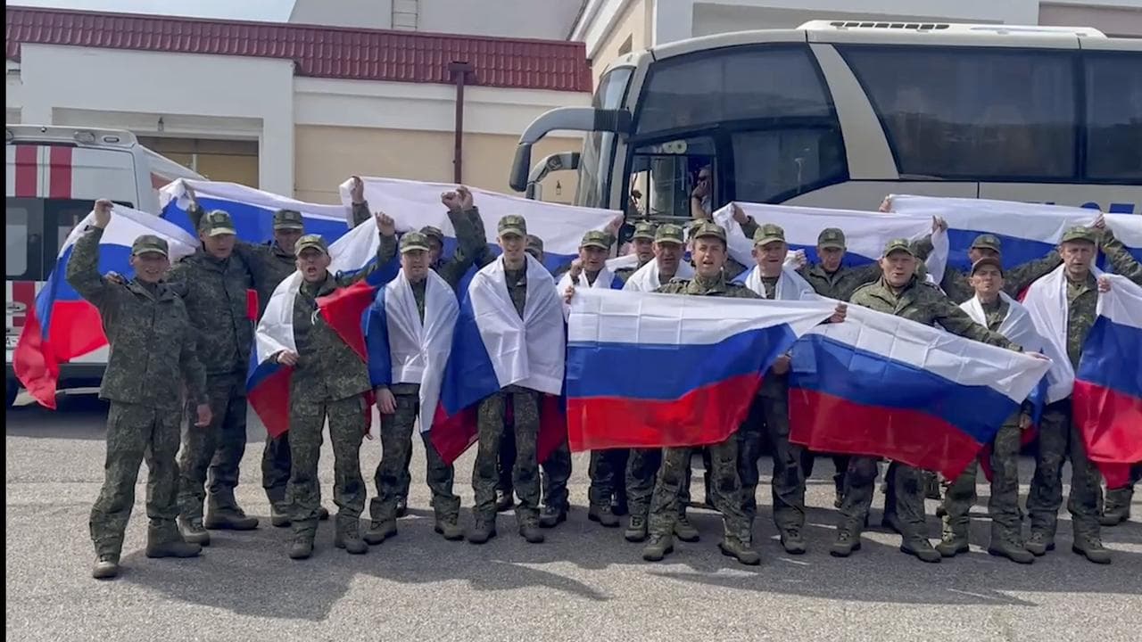 Russia and Ukraine exchange