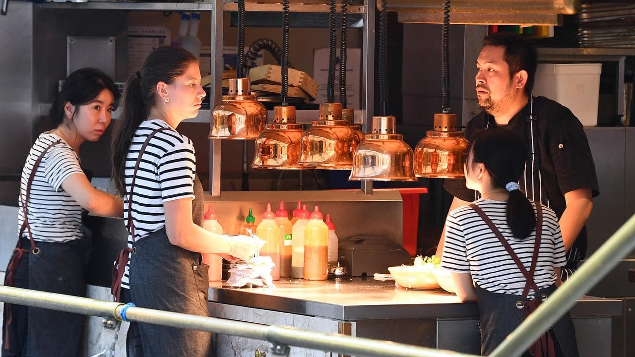 Kitchen workers