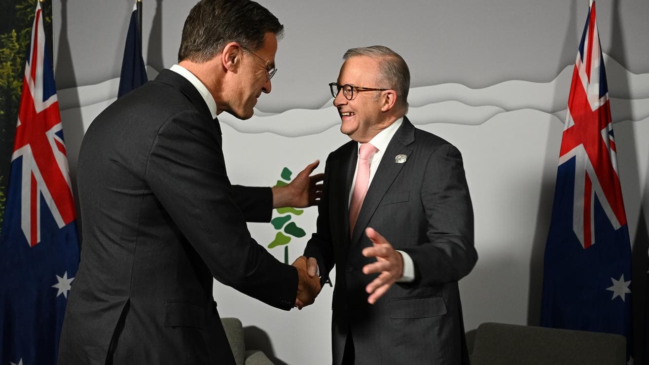 Anthony Albanese with NATO Secretary General Mark Rutte.