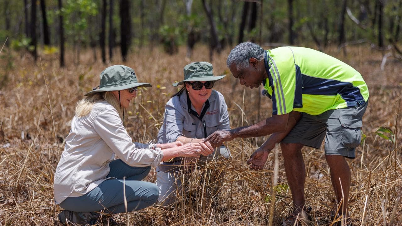 Kakadu Traditional Owner Victor Cooper and researchers