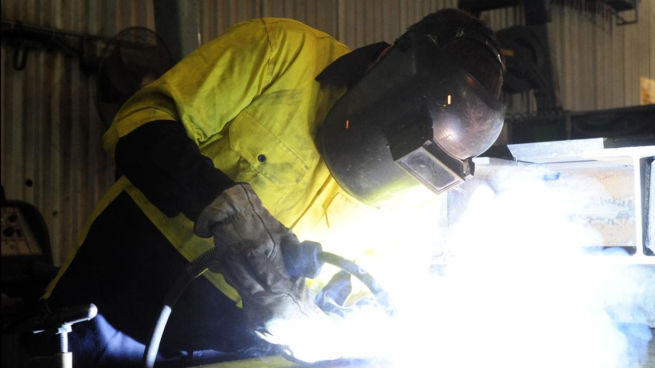 Trainee steelworker at One Steel in Melbourne