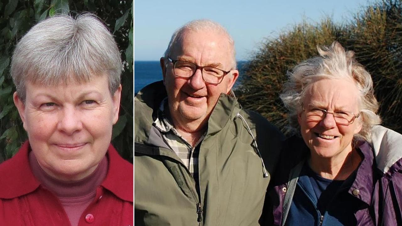 Heather Wilkinson (left) and Don and Gail Patterson
