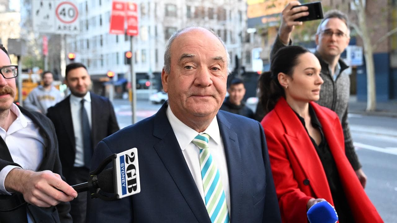 Daryl Maguire leaves the John Maddison Tower Courts