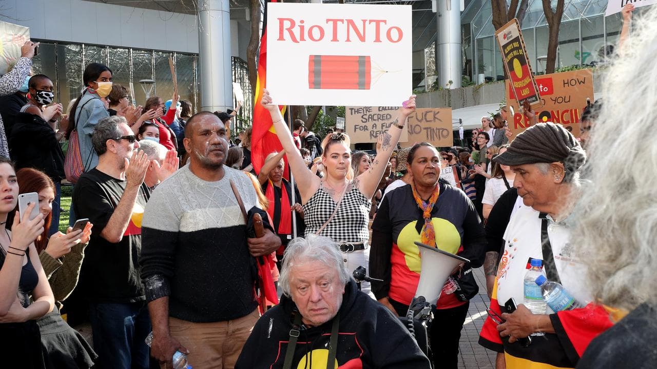 Rio Tinto protest