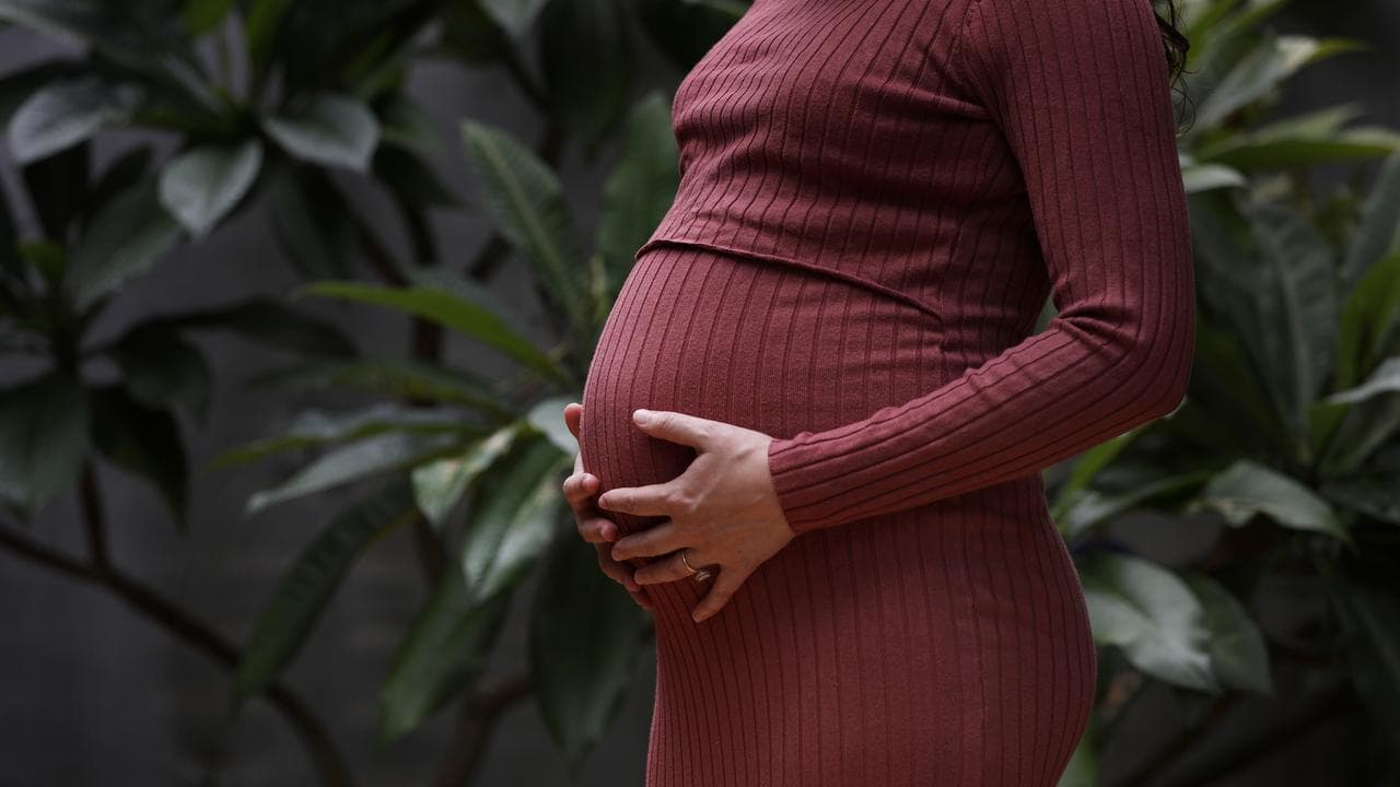 A pregnant person (file image)