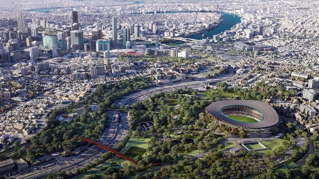 A digital image of what Games venues will look like (file image)