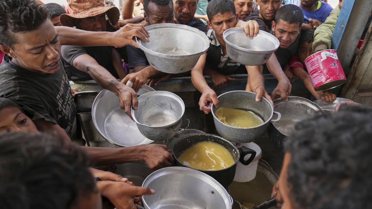 Community kitchen in Khan Younis, southern Gaza Strip