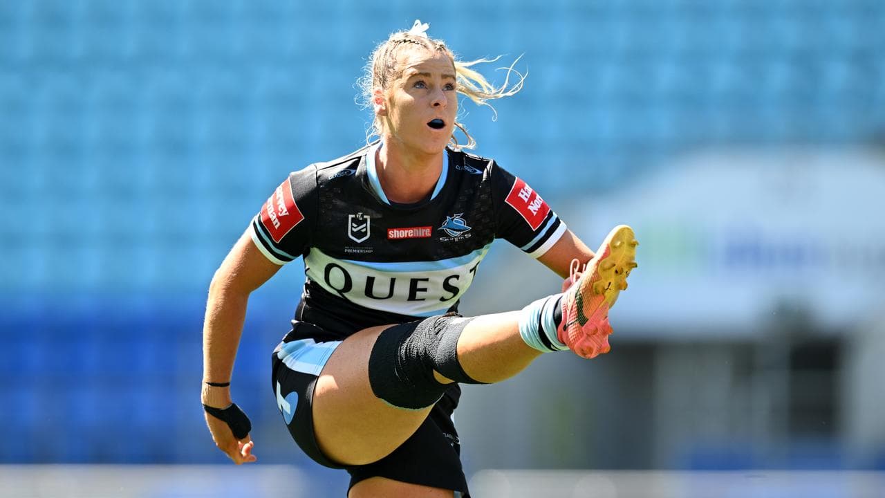 Former Cronulla star Tayla Preston.