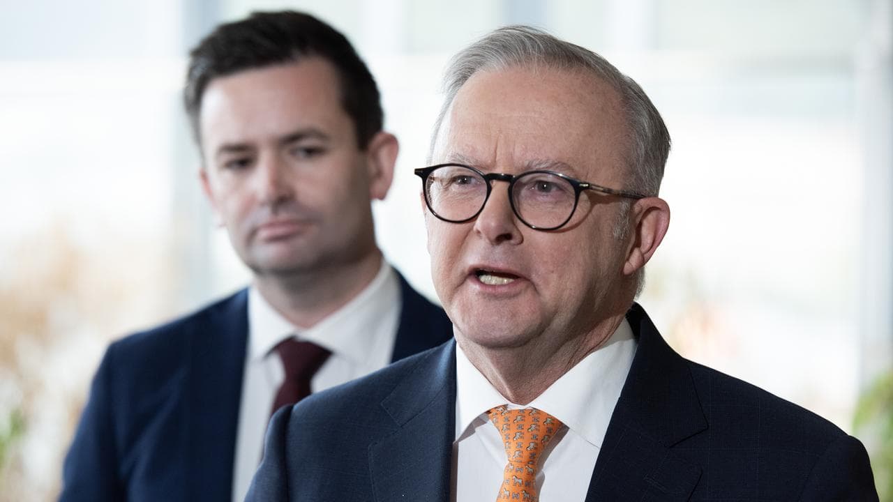 Dean Winter and Anthony Albanese