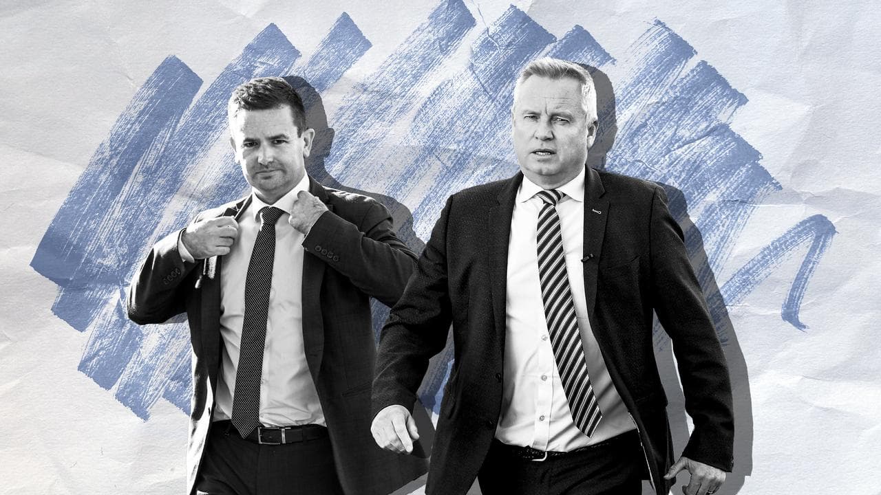 Dean Winter and Jeremy Rockliff (file images)