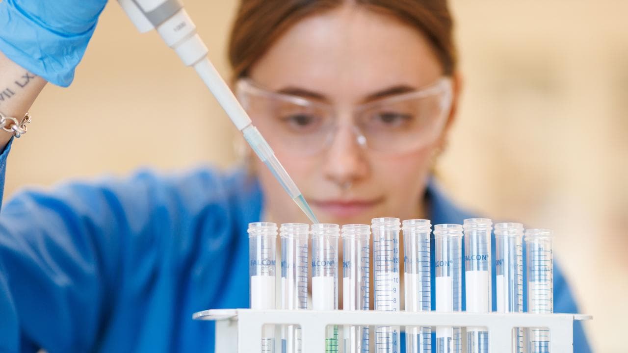 A female researcher (file image)