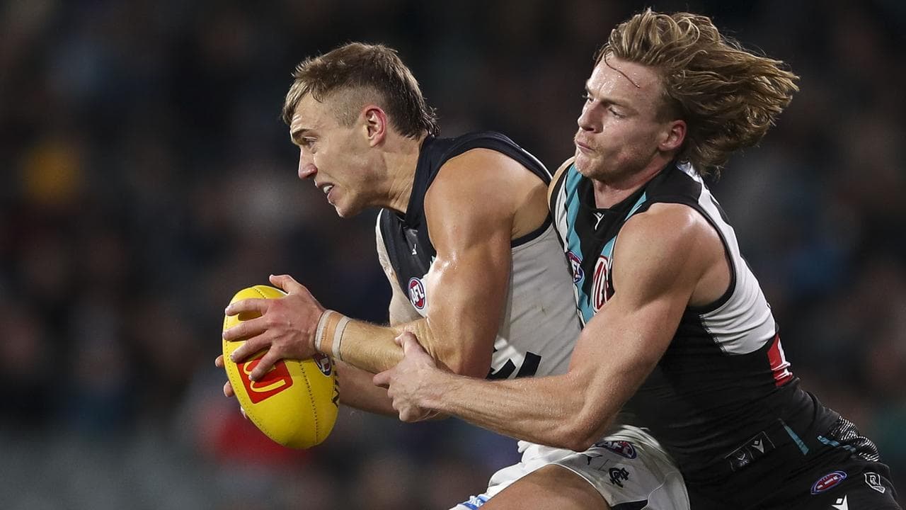 (L-R) Patrick Cripps and Miles Bergman.