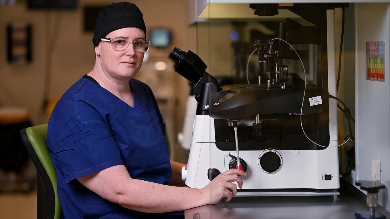 Scientific director Lauren Hister poses for a photograph