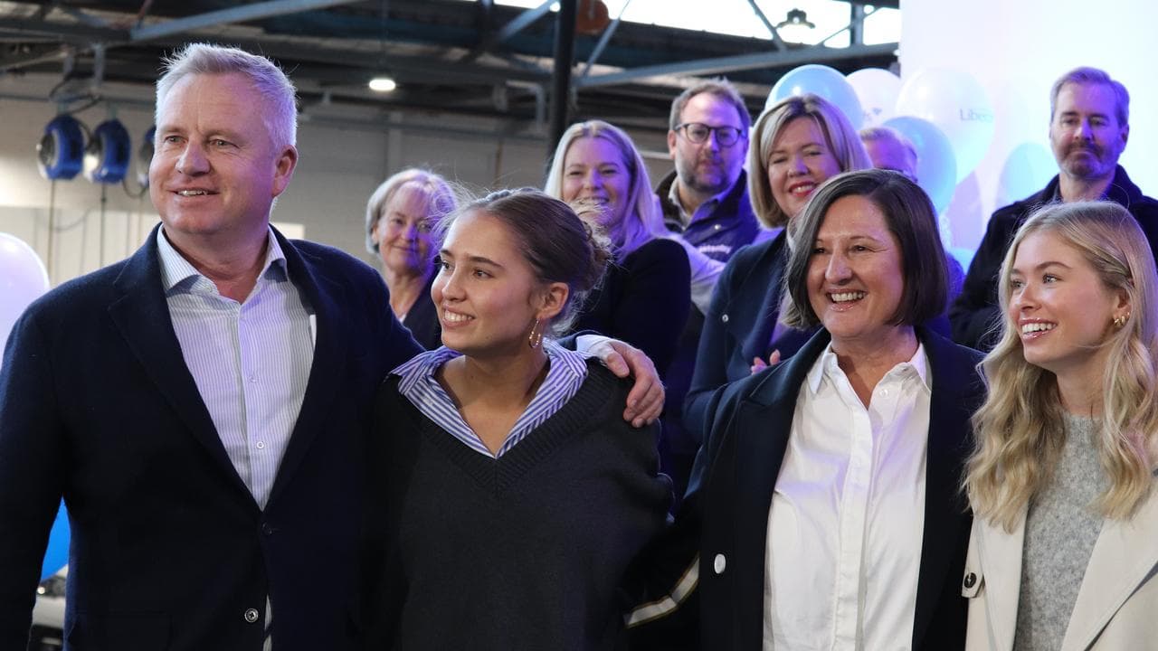 Premier Jeremy Rockliff and wife Sandra Knowles
