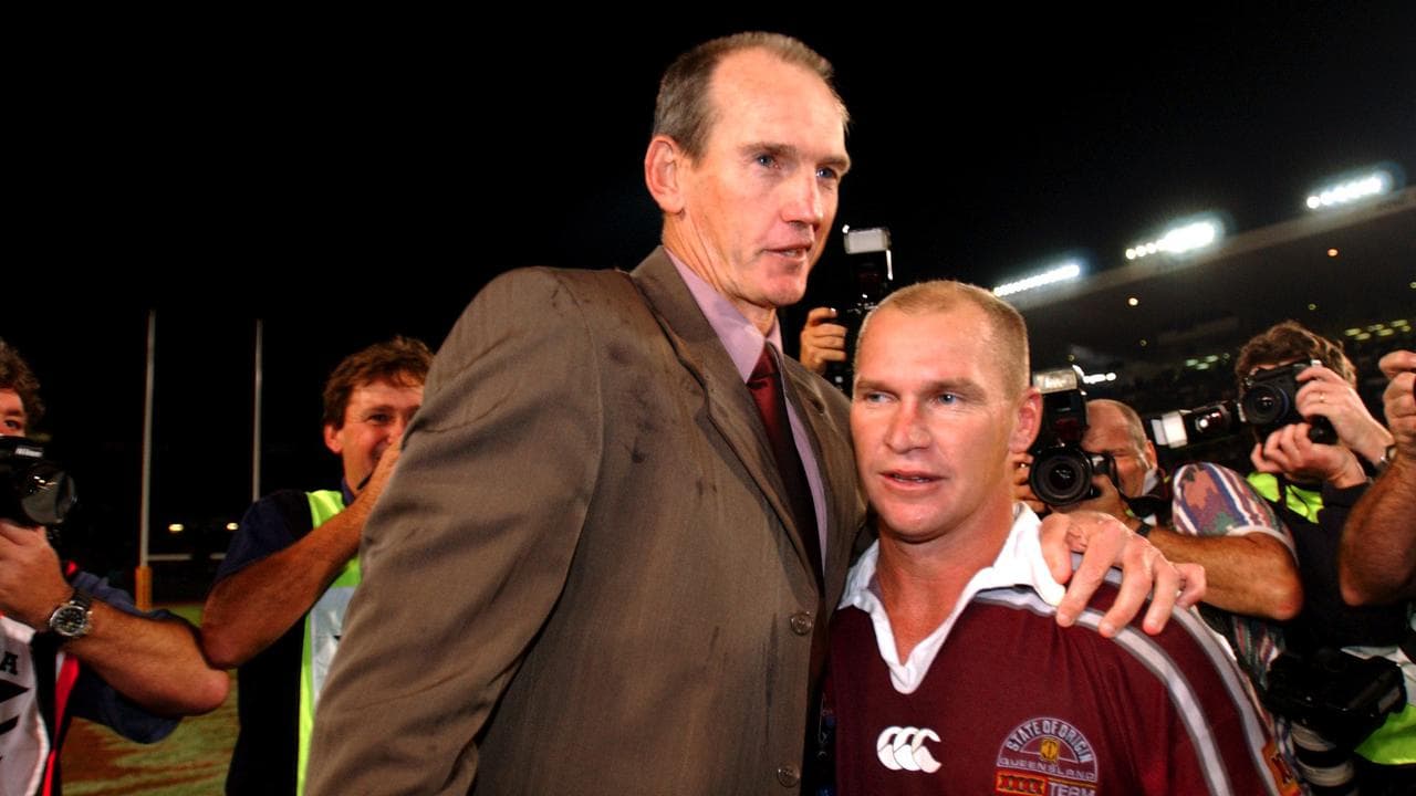 (L-R) Wayne Bennett and Allan Langer.