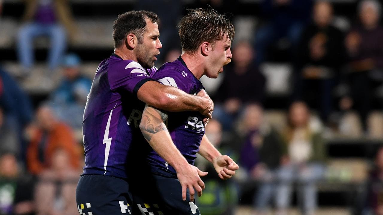 L-R) Cameron Smith and Cameron Munster.
