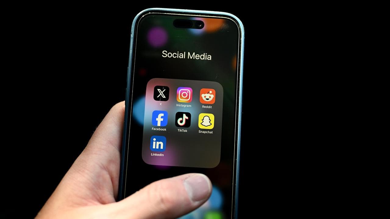 Social media apps seen on an Apple iPhone May 1, 2019