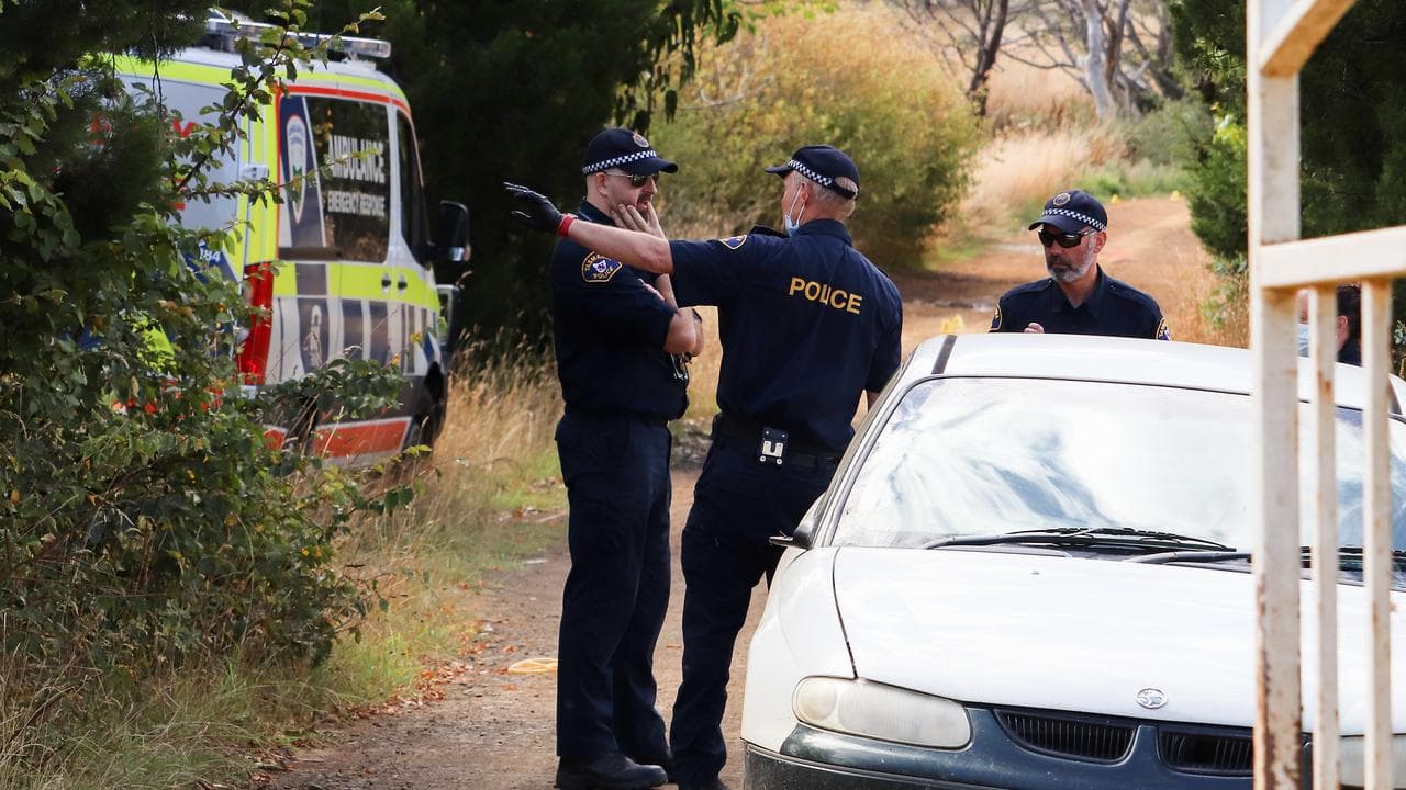 Police at the scene (file)