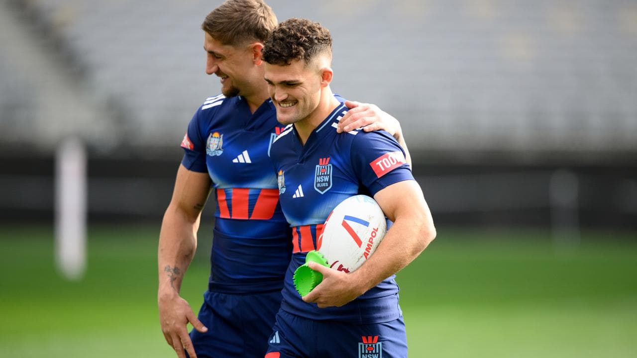 Zac Lomax (left) and Nathan Cleary