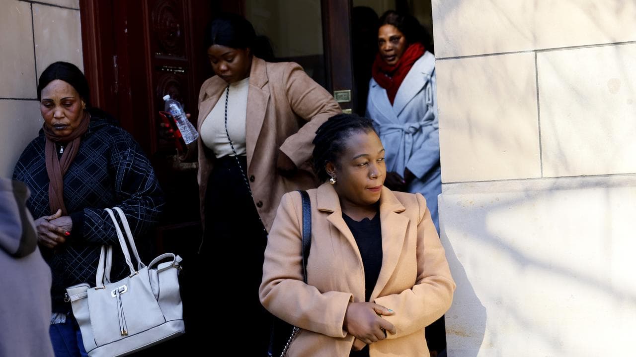 Family and friends of the victim Mayik Ring