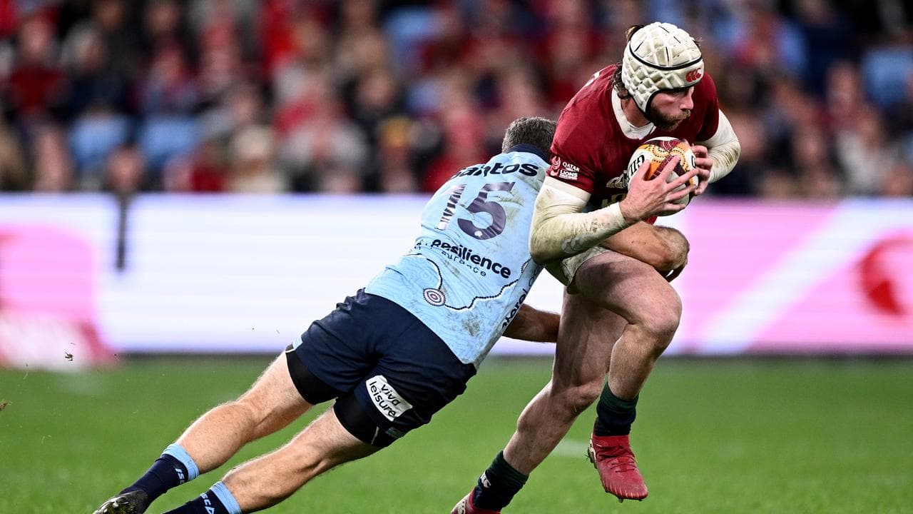 Mack Hansen of the Lions