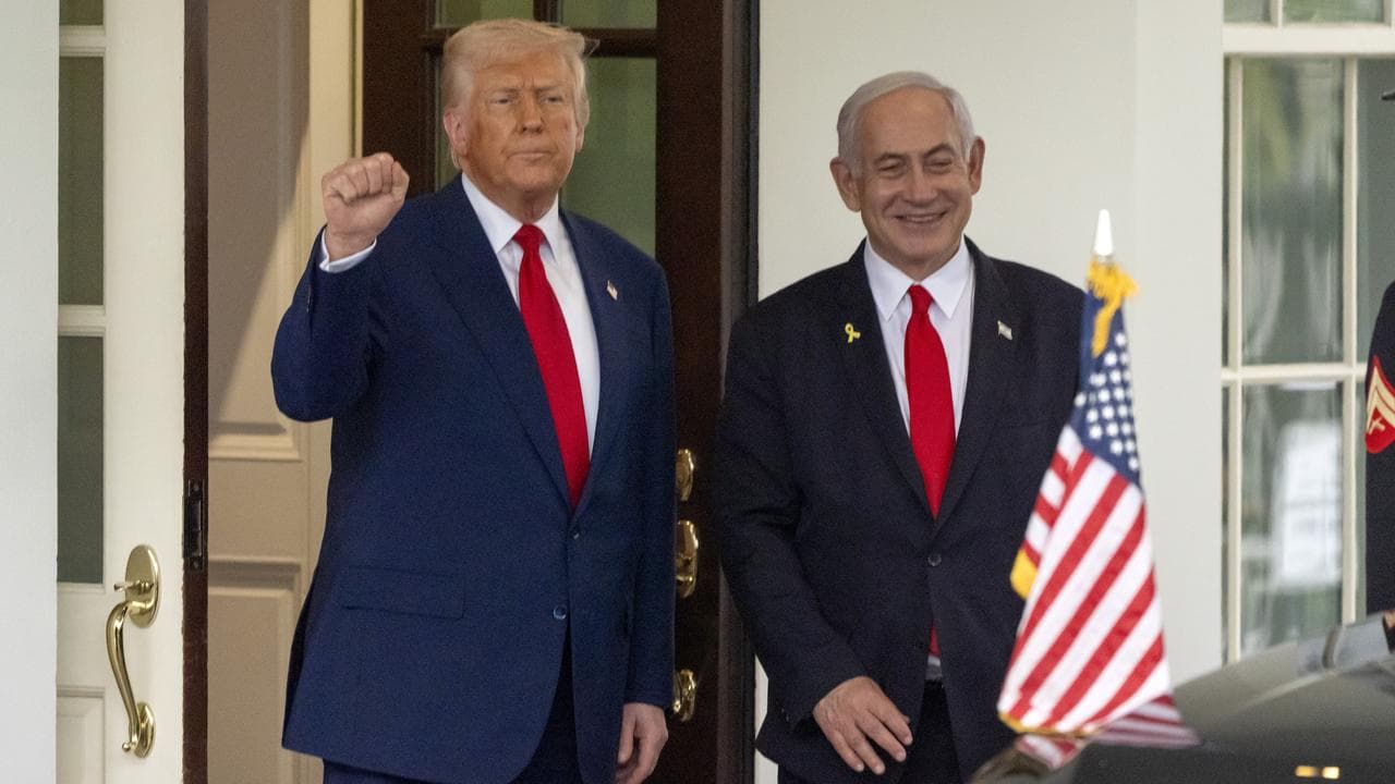 Donald Trump and Benjamin Netanyahu