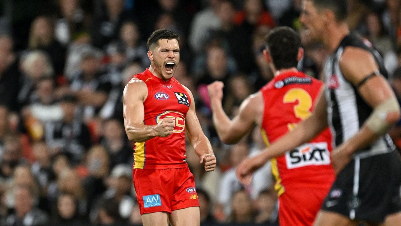 The Suns beat Collingwood on the Gold Coast in 2024.