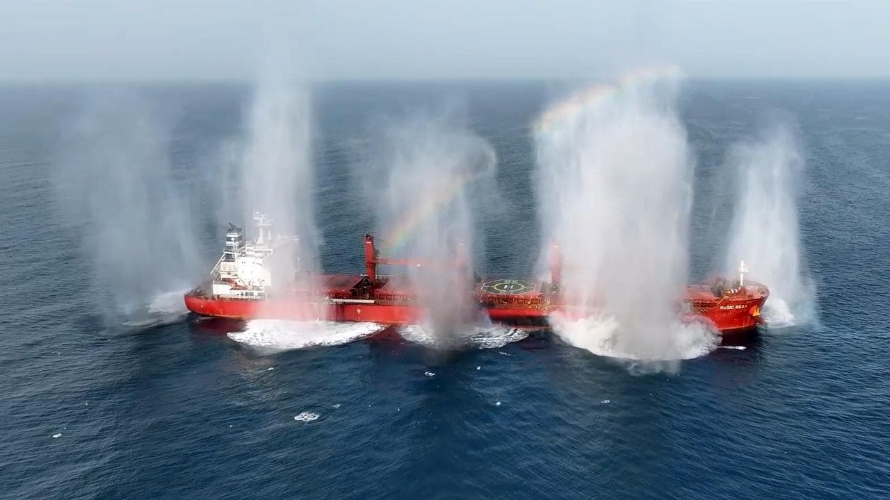Liberian-flagged bulk carrier the Magic Seas sinks