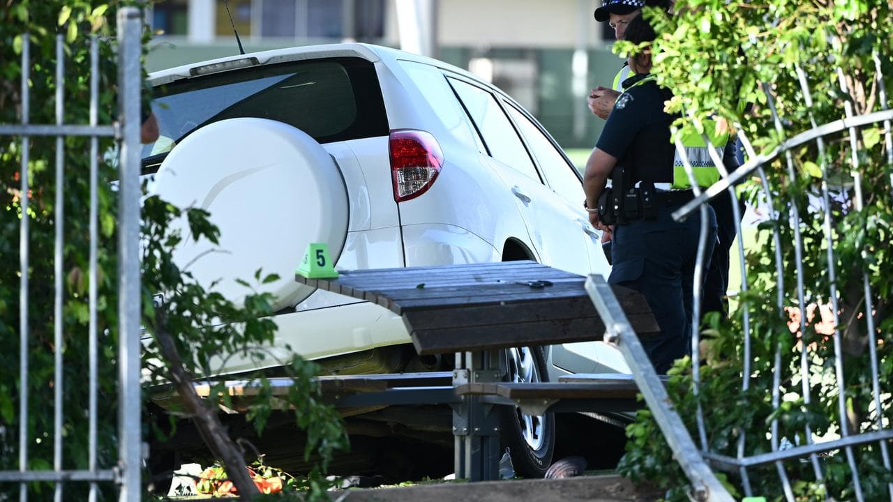 The car at Auburn South Primary School (file image)