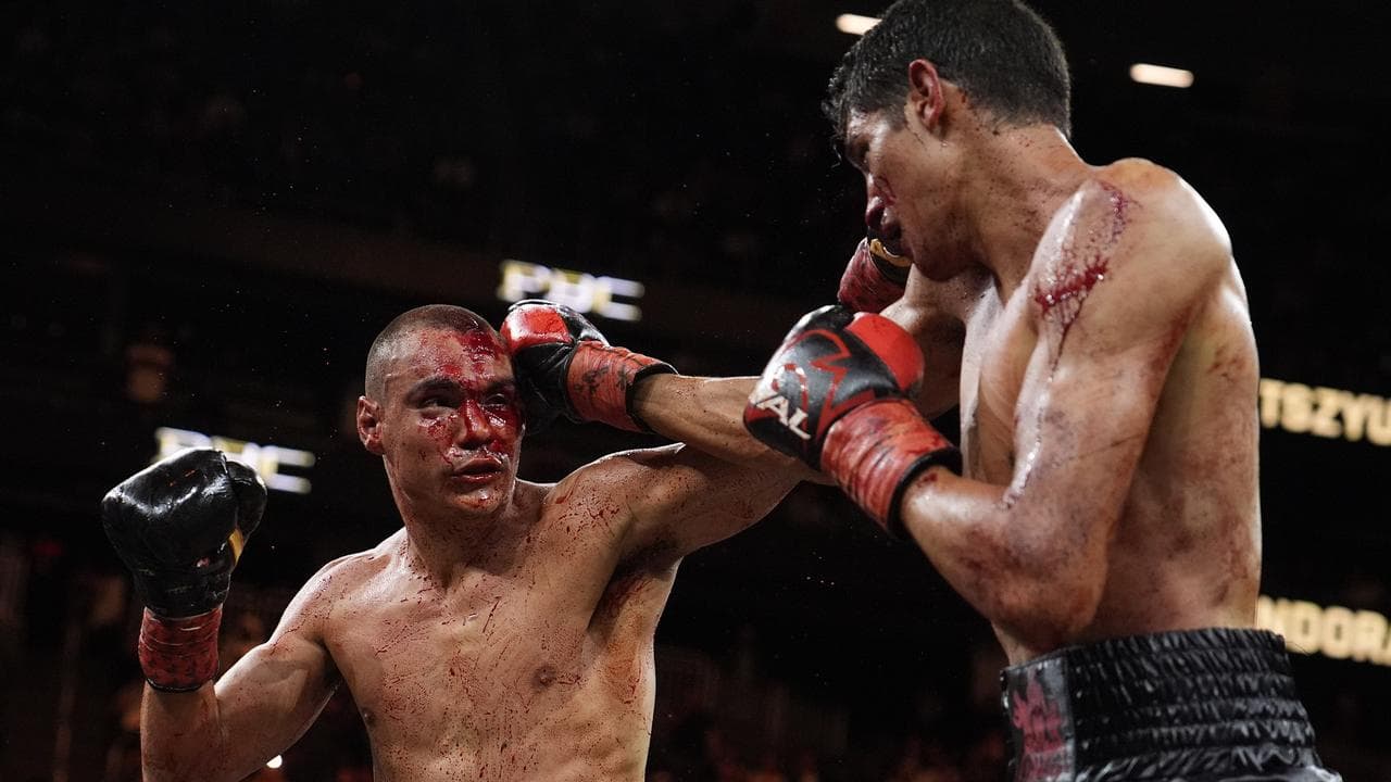 (L-R) Tim Tszyu and Sebastian Fundora.