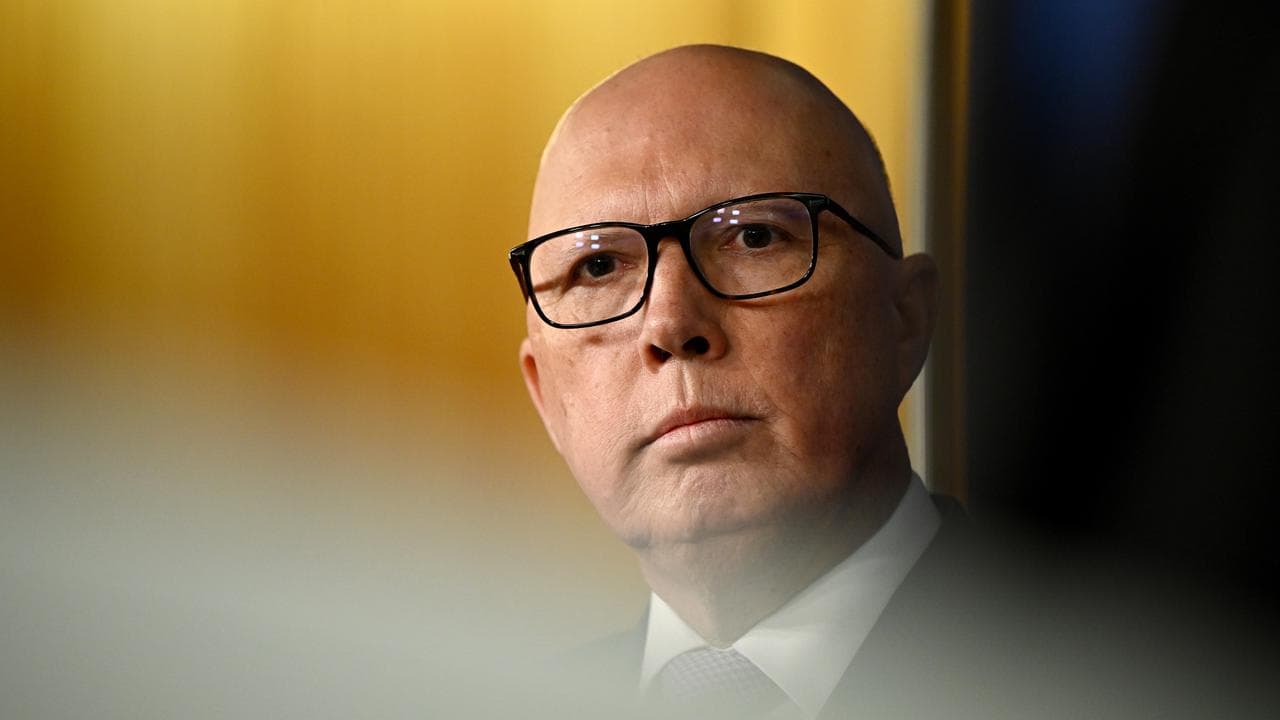 Former opposition leader Peter Dutton