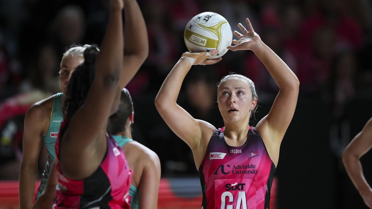 Goal attack Georgie Horjus.