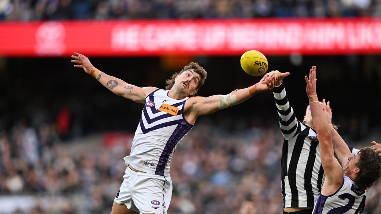 Fremantle ruckman Luke Jackson