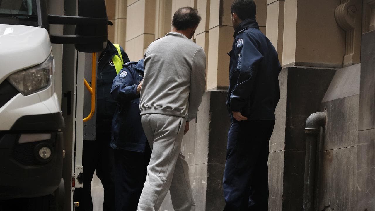 Troy Pannell arrives at the Supreme Court in Melbourne