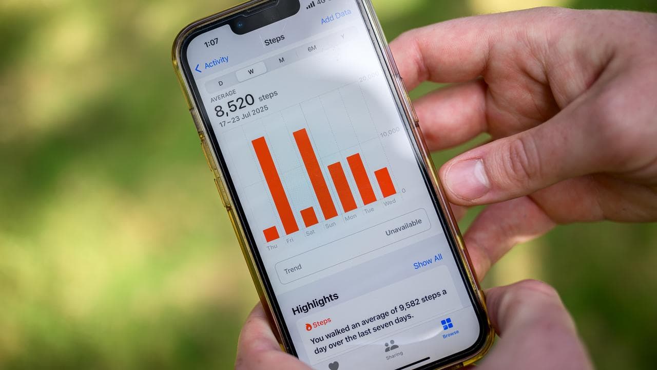 Step count app