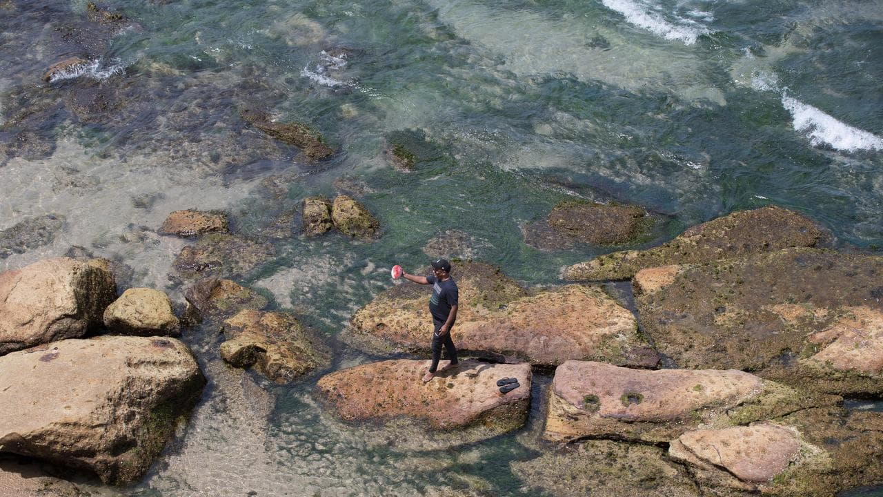 A man at Bondi Beach