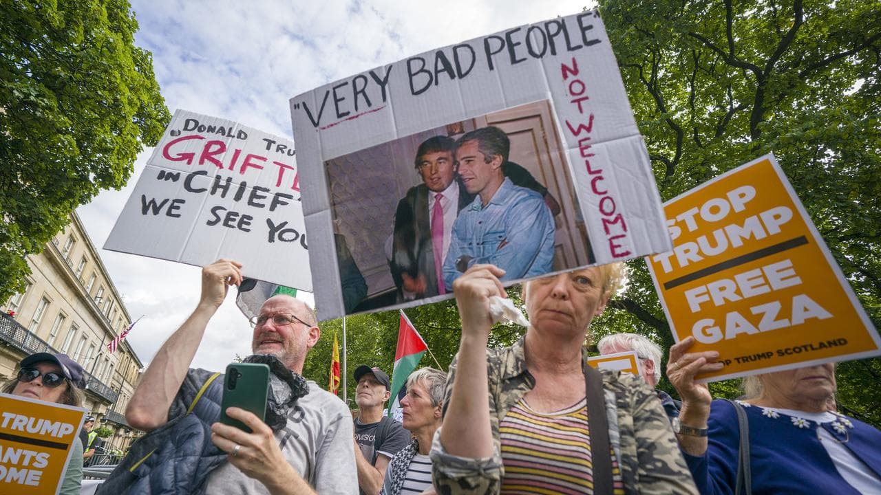 Scottish protesters