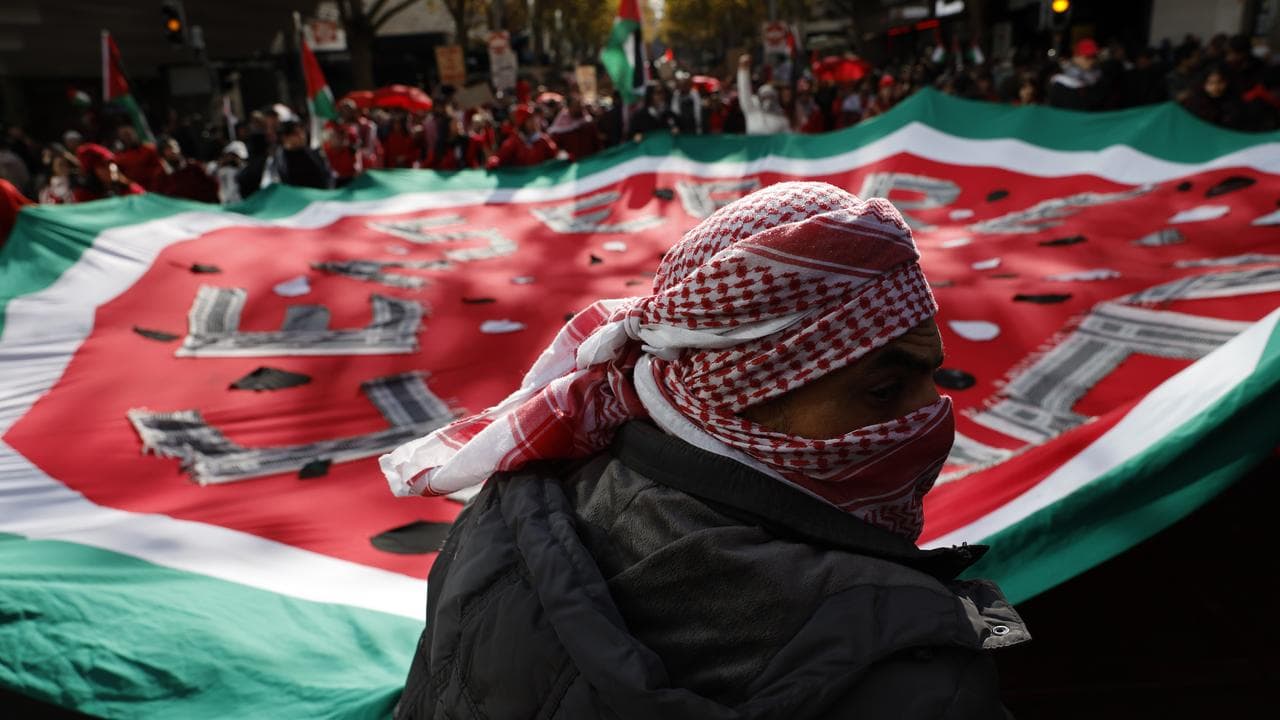 Pro-Palestine rally