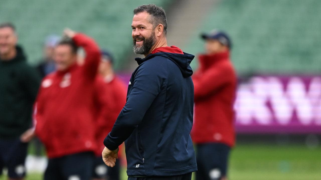 Lions coach Andy Farrell.