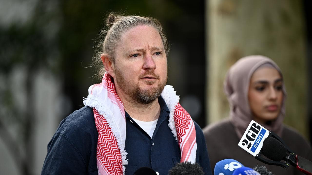 Palestine Action Group member Josh Lees