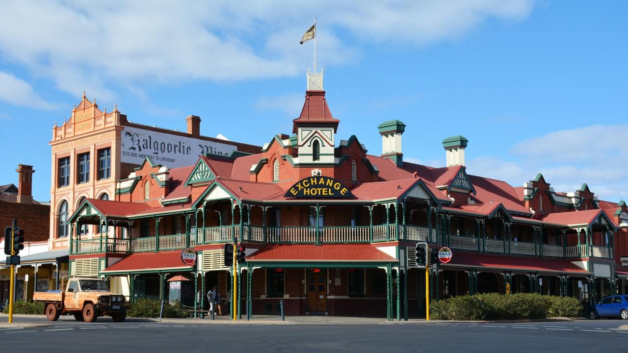 A general view of the The Exchange Hotel, Kalgoorlie