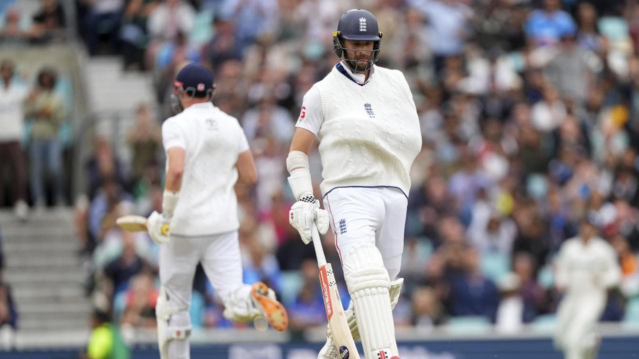 England's Chris Woakes 