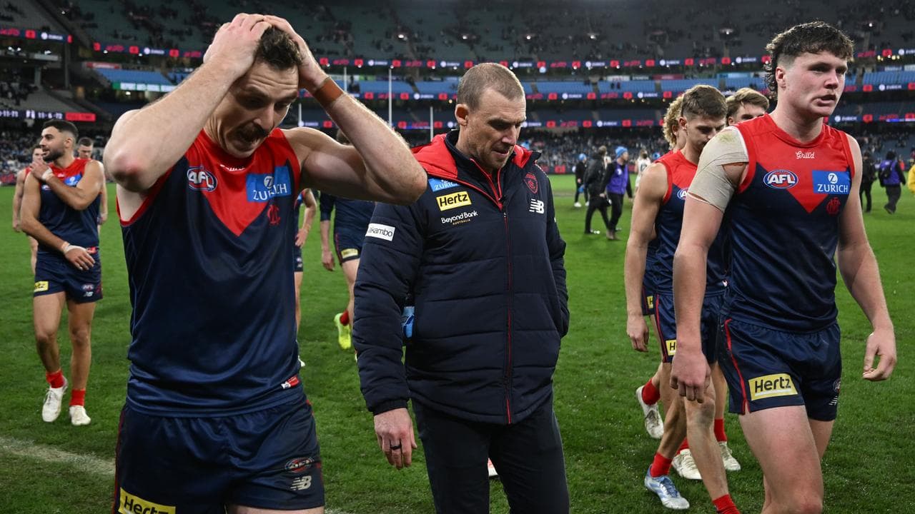 Melbourne head coach Simon Goodwin.