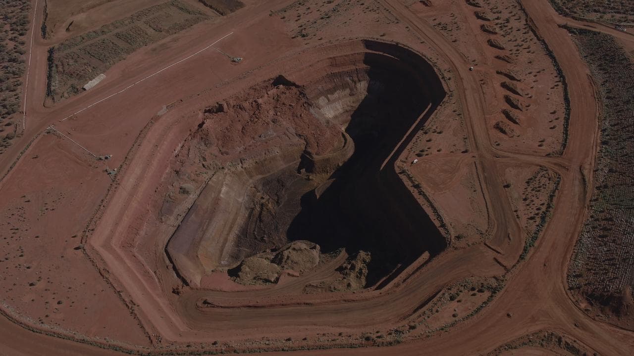 Lynas Corp's Mt Weld mine in Western Australia (file image)